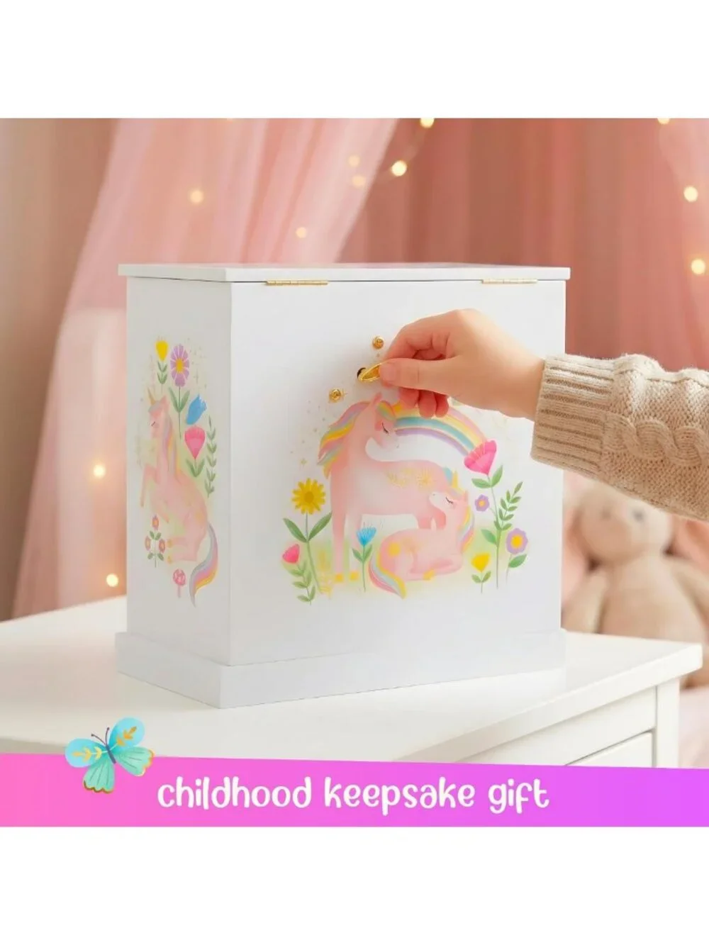Unicorn Musical Jewelry Box for Girls - Enchanting Gift, Storage & Play